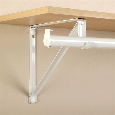 closet rod bracket metal|closet rod center support bracket.